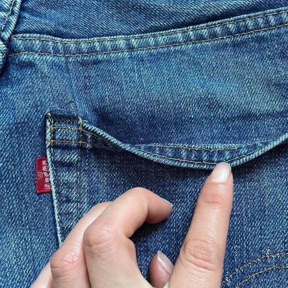 Levi's Vintage 1970s single stitch Levis 505s - Picture 5 of 8